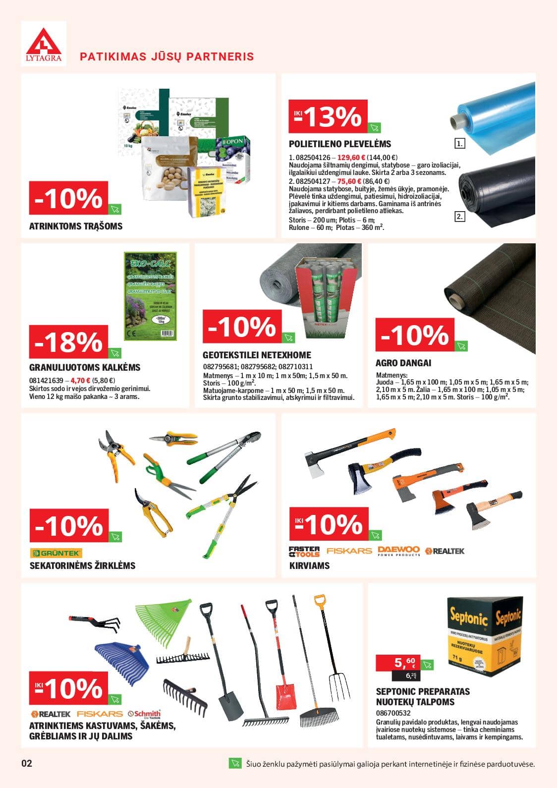 Lytagra - Lytagra Pavasario akcijų leidinys | 2026-03-23 - 2026-05-03 2 puslapis