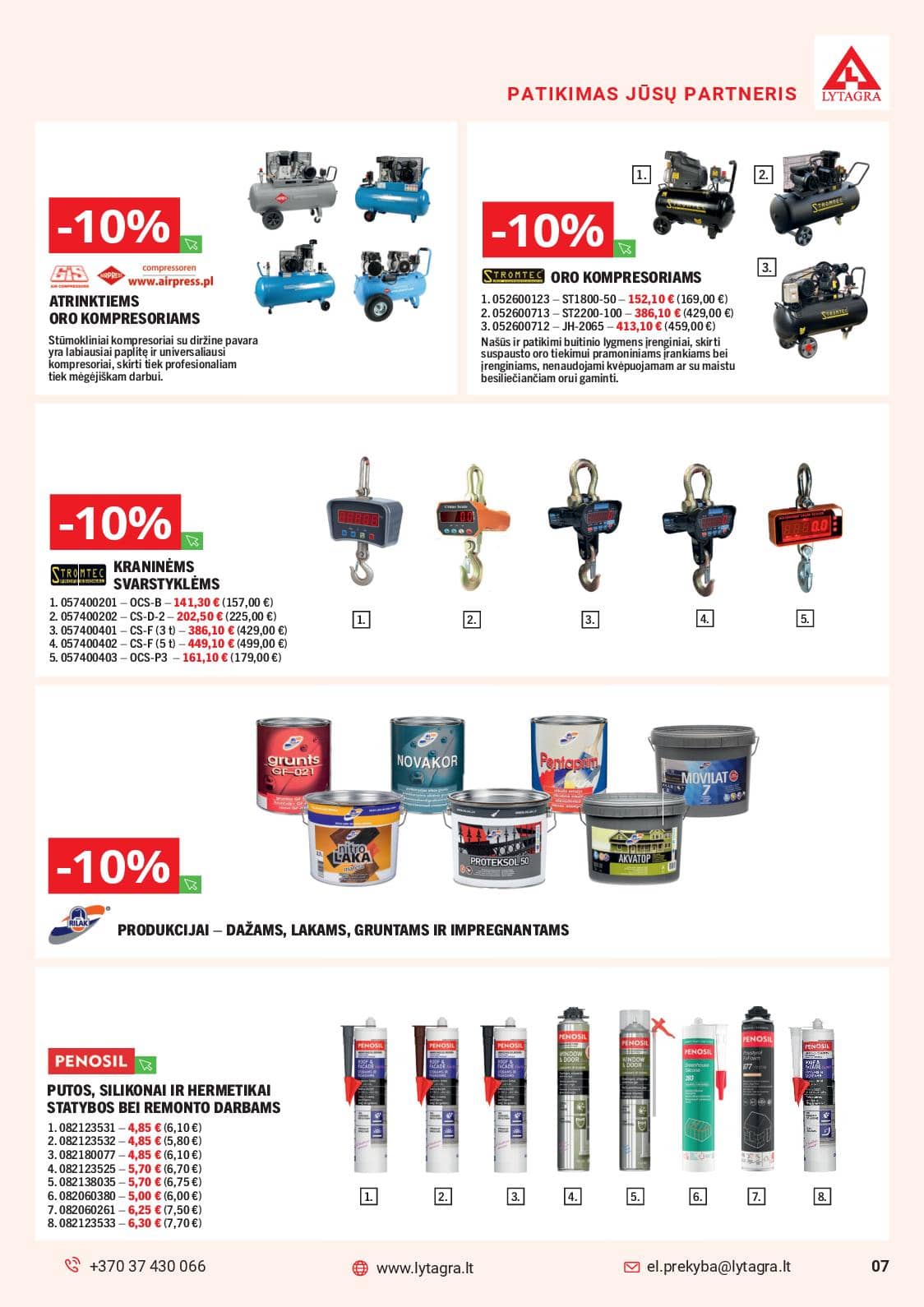 Lytagra - Lytagra Pavasario akcijų leidinys | 2026-03-23 - 2026-05-03 7 puslapis