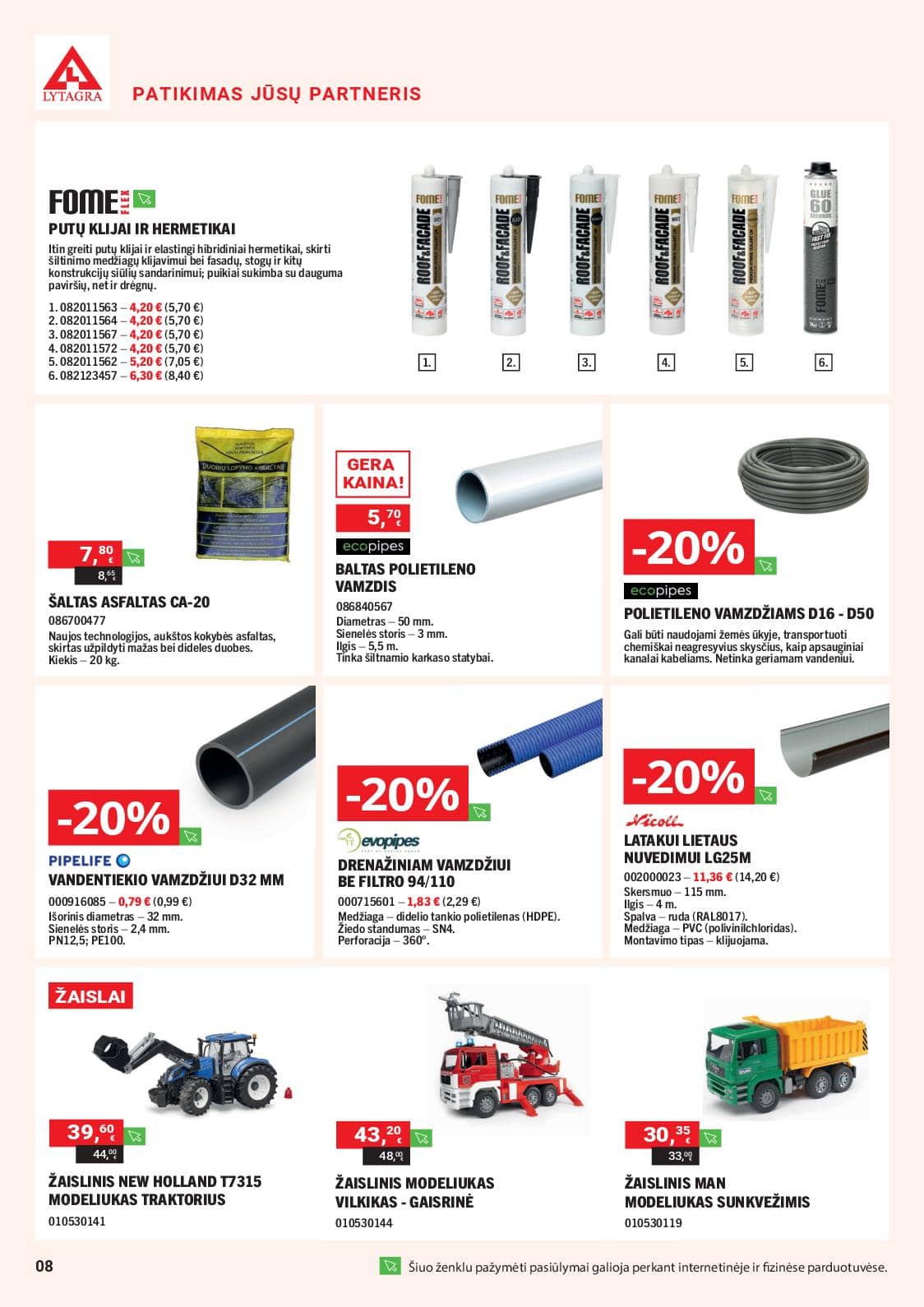 Lytagra - Lytagra Pavasario akcijų leidinys | 2026-03-23 - 2026-05-03 8 puslapis