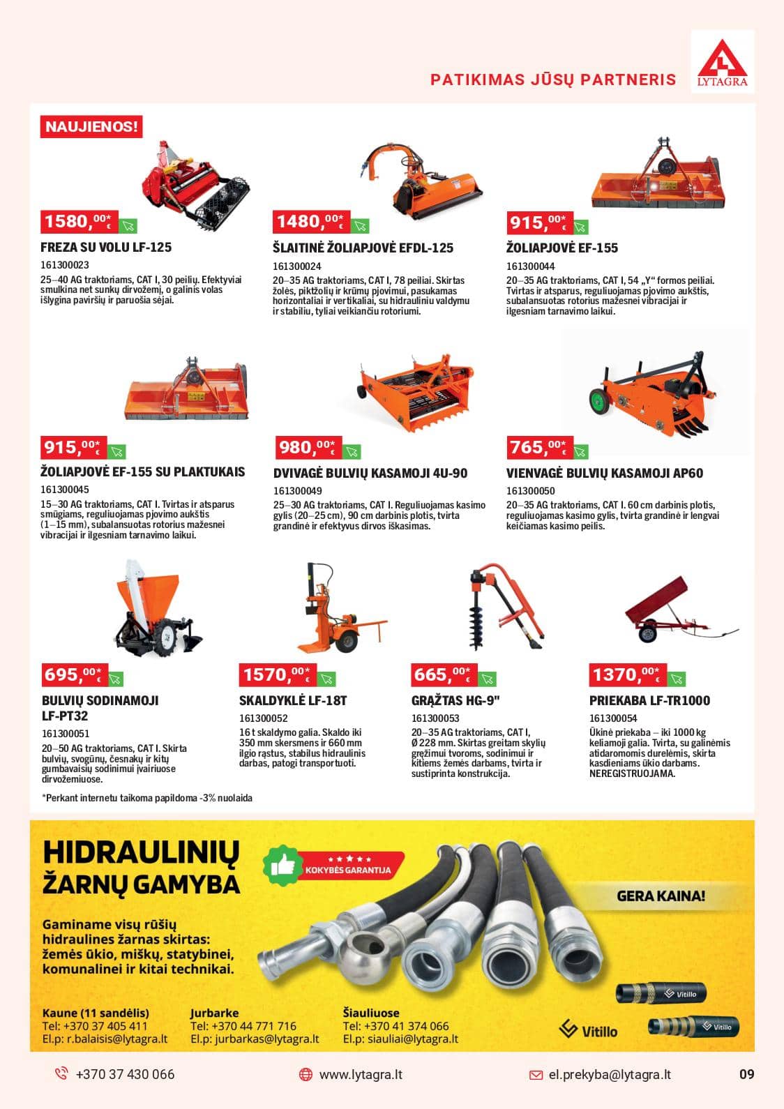 Lytagra - Lytagra Pavasario akcijų leidinys | 2026-03-23 - 2026-05-03 9 puslapis