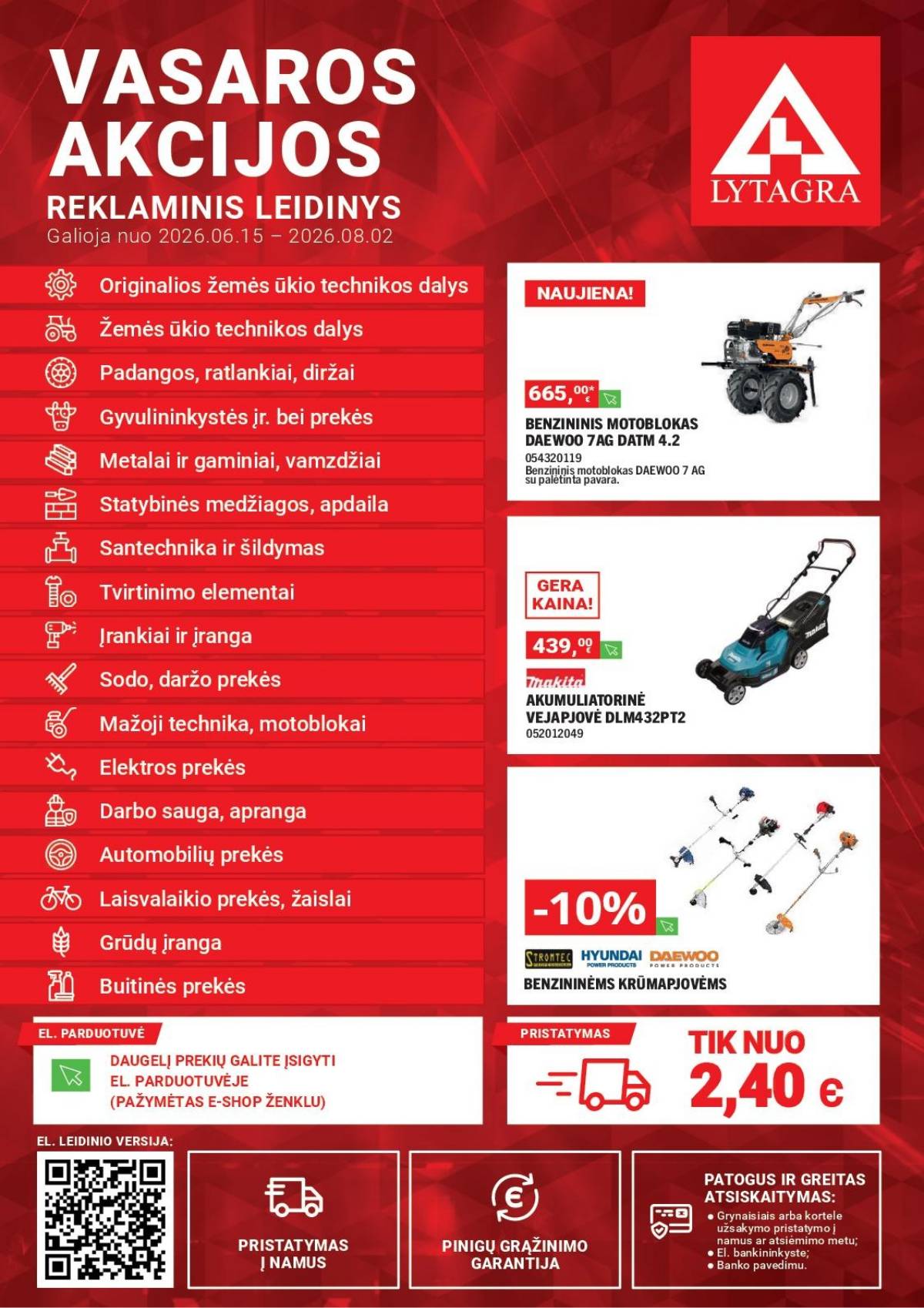 Lytagra - Lytagra akcijų leidinys | 2026-06-15 - 2026-08-02 1 puslapis