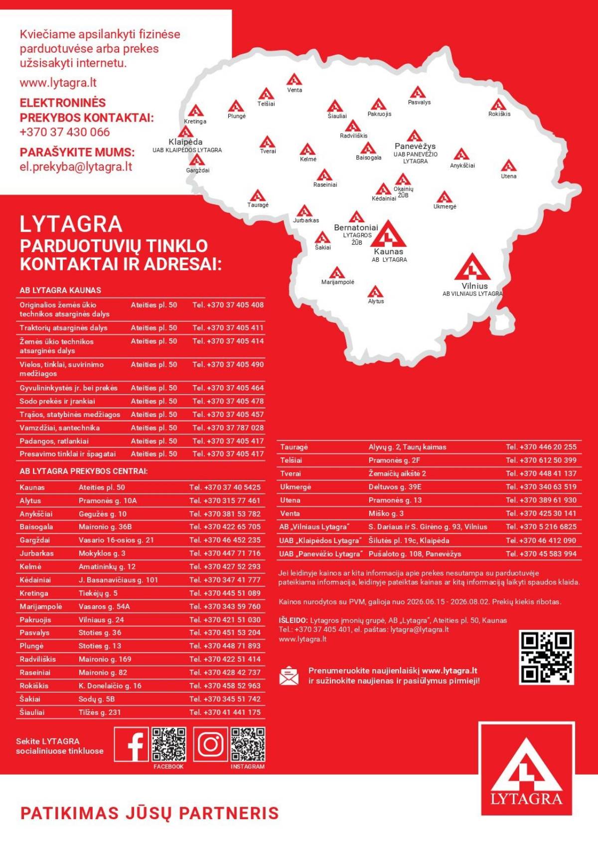 Lytagra - Lytagra akcijų leidinys | 2026-06-15 - 2026-08-02 12 puslapis