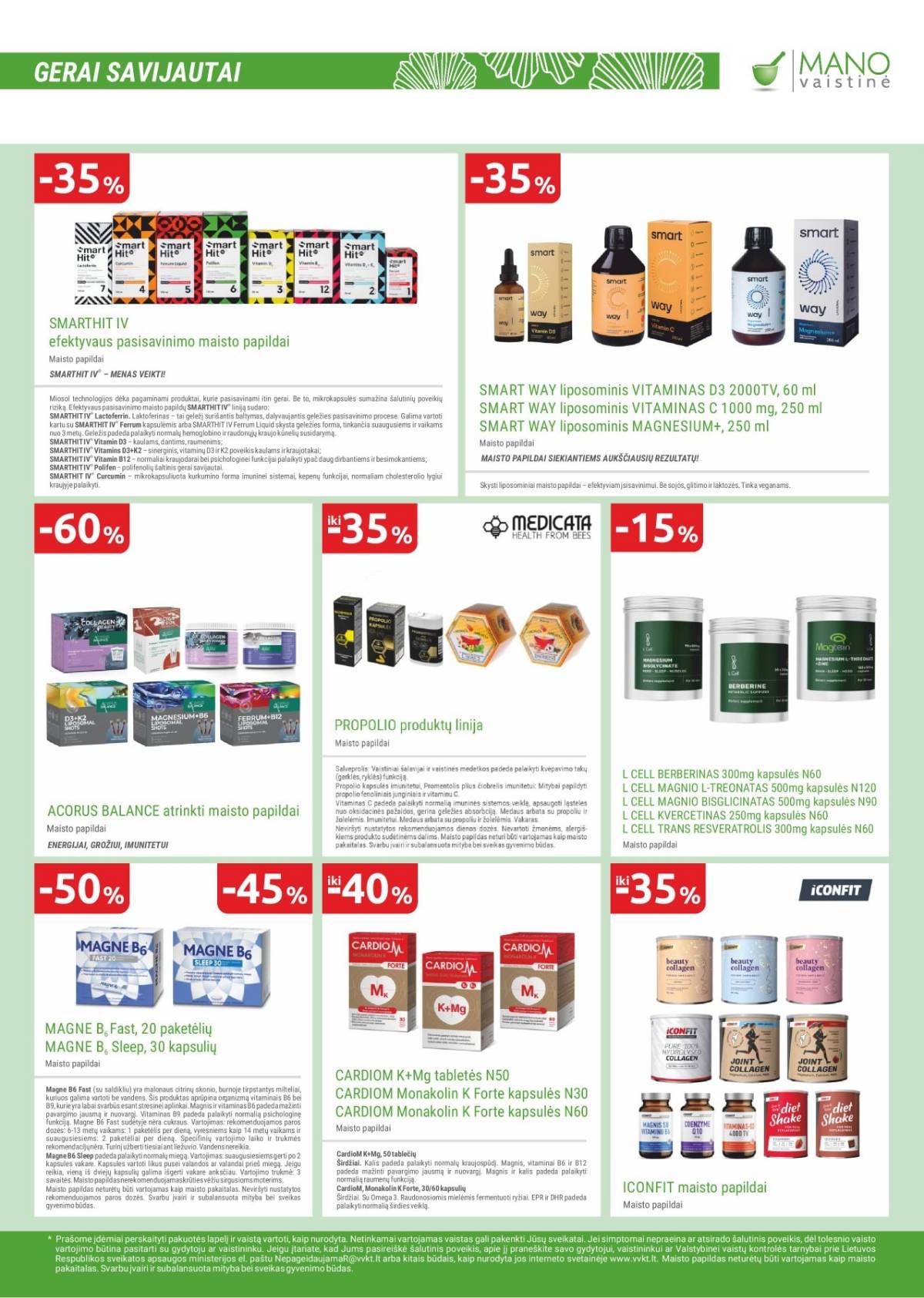 Mano vaistinė - Mano vaistinė akcijų leidinys 2025-12-01 - 2025-12-31 15 puslapis