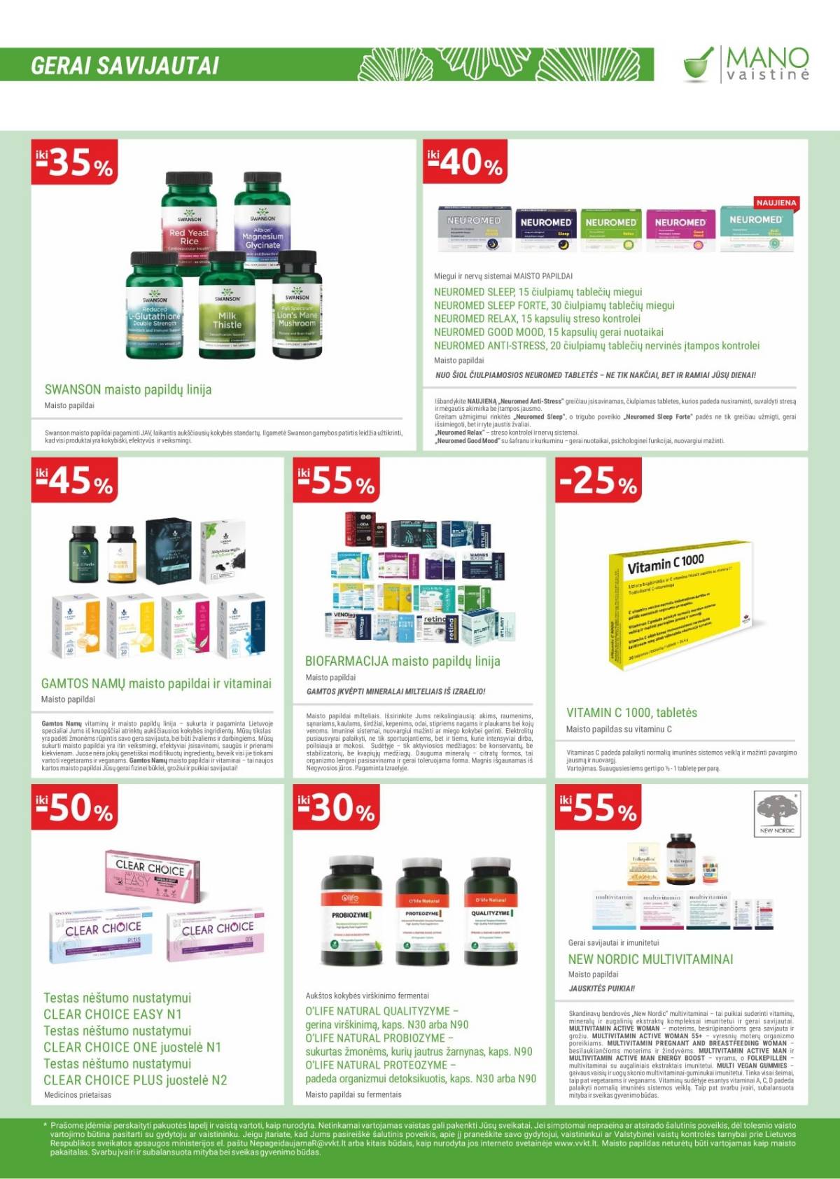 Mano vaistinė - Mano vaistinė akcijų leidinys 2025-12-01 - 2025-12-31 9 puslapis