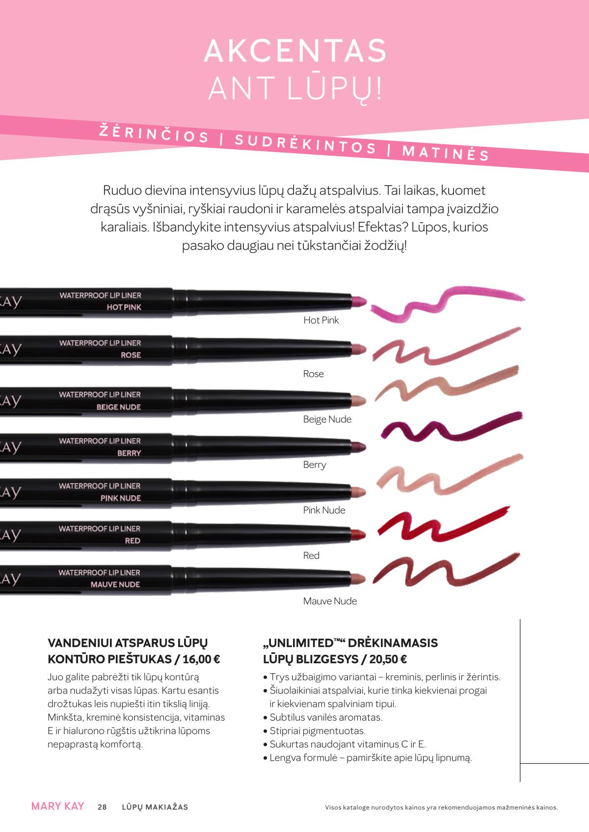 MARY KAY - MARY KAY Rudens katalogas 2025 28 puslapis