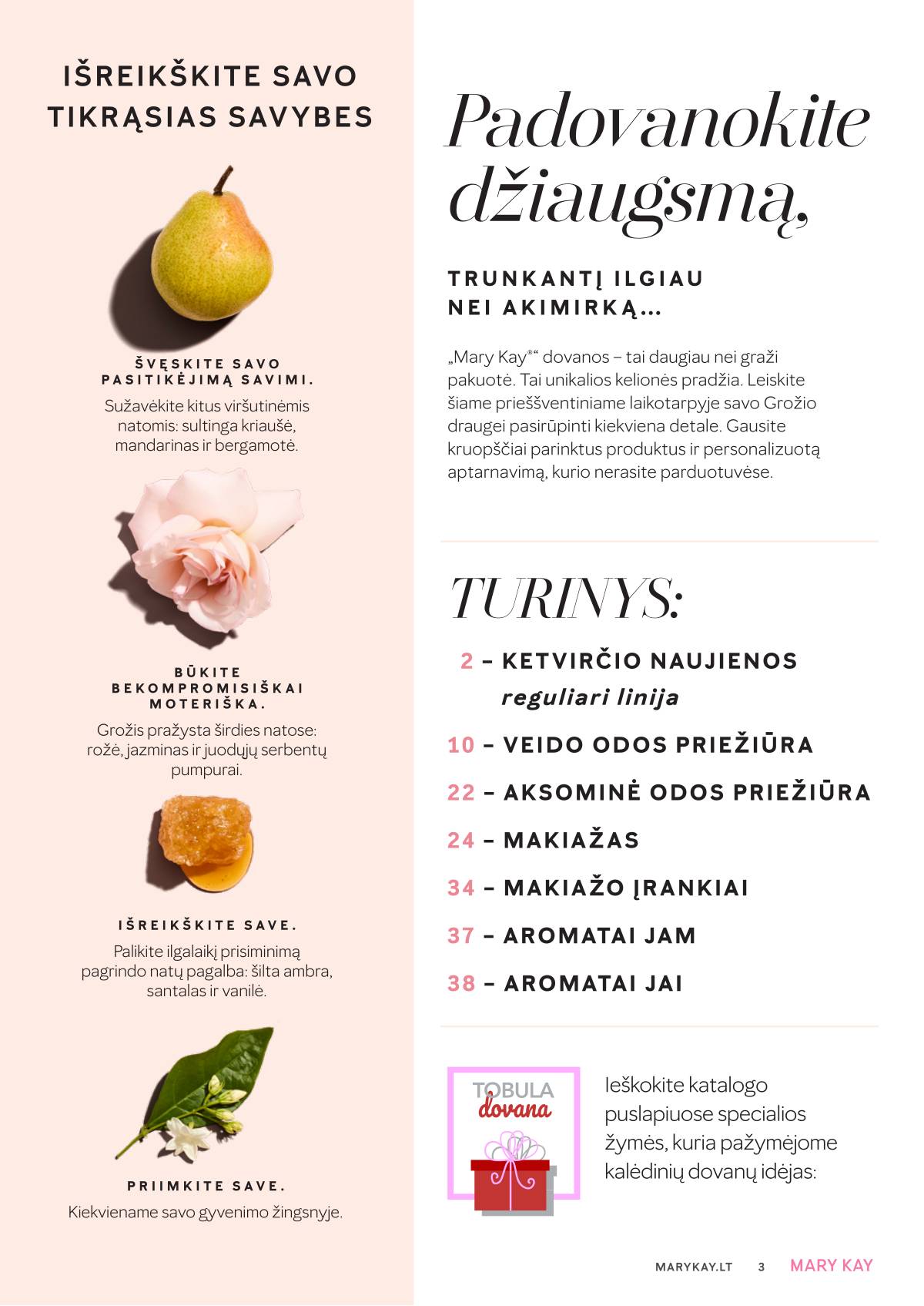 MARY KAY - MARY KAY Rudens katalogas 2025 3 puslapis