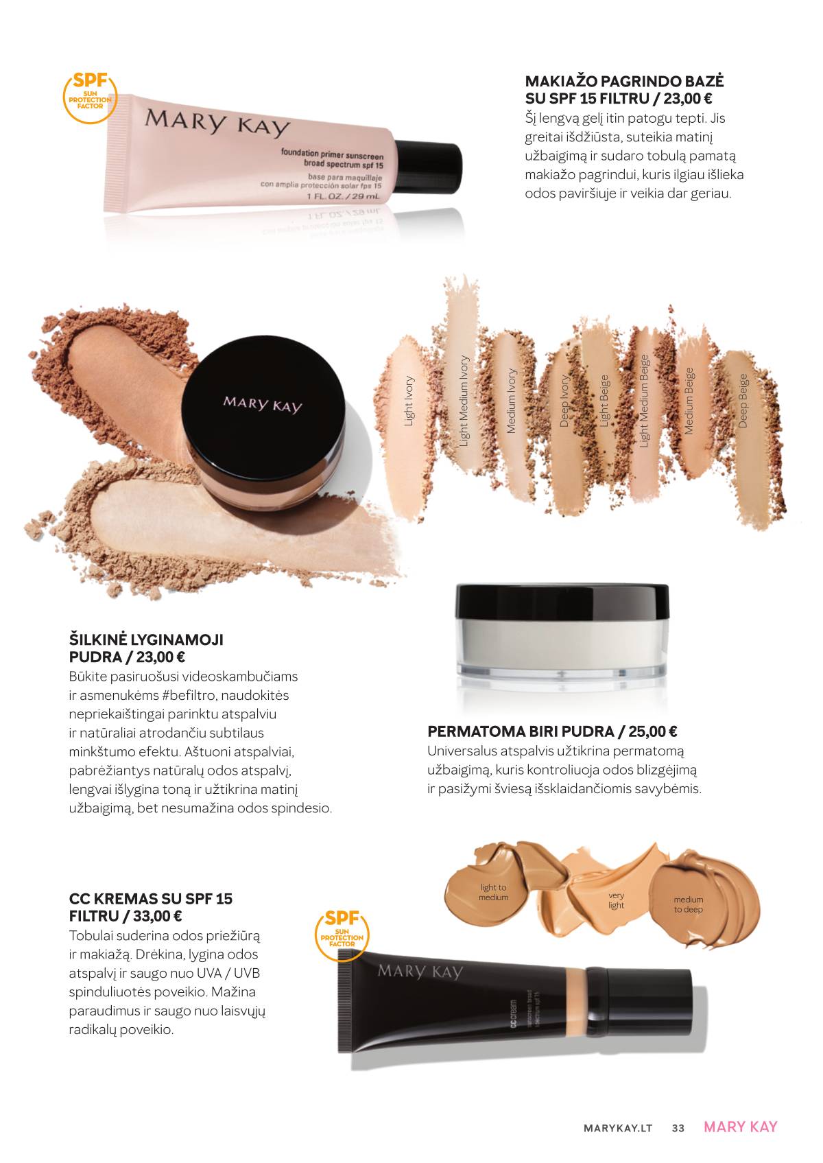 MARY KAY - MARY KAY Rudens katalogas 2025 33 puslapis