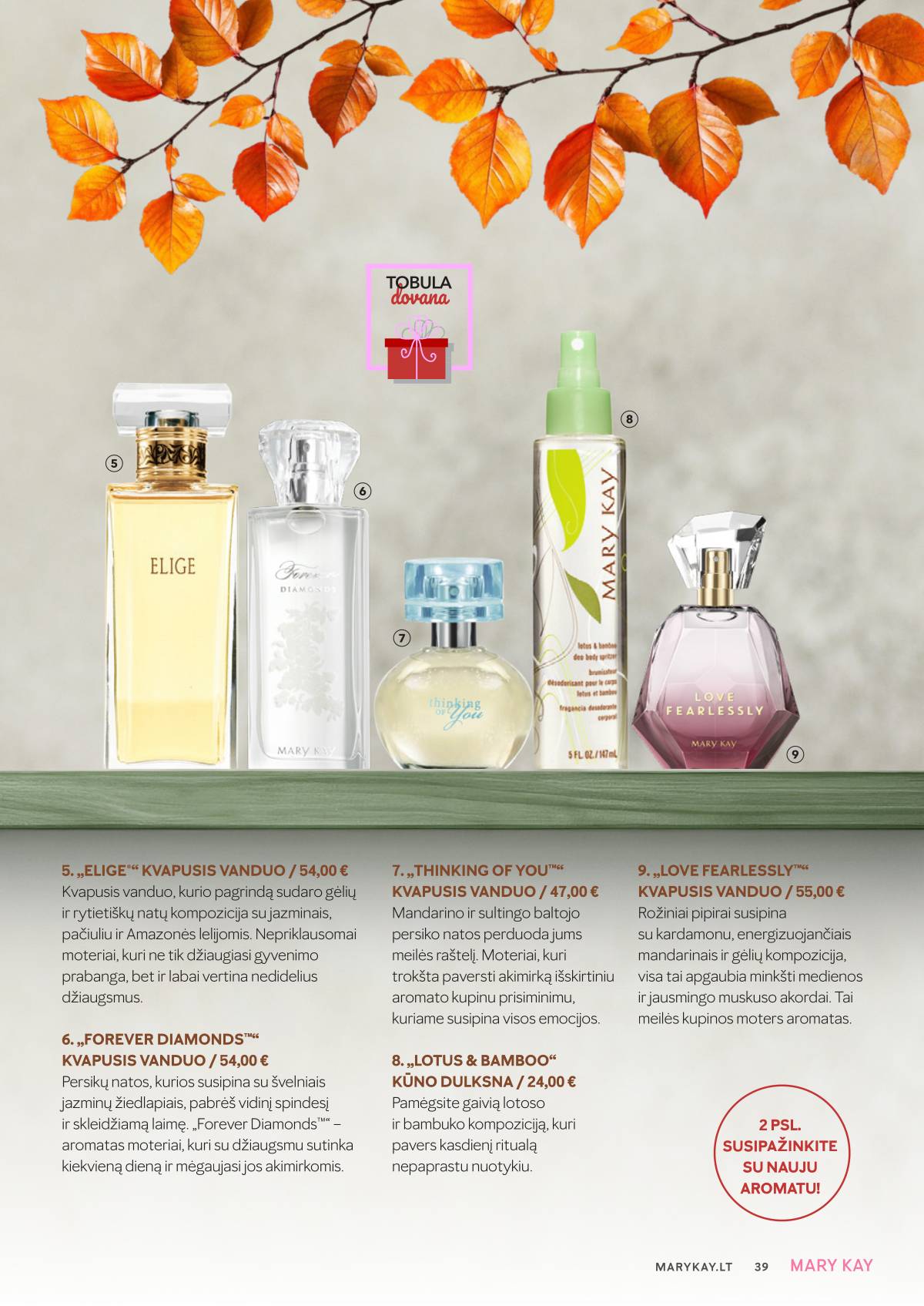 MARY KAY - MARY KAY Rudens katalogas 2025 39 puslapis
