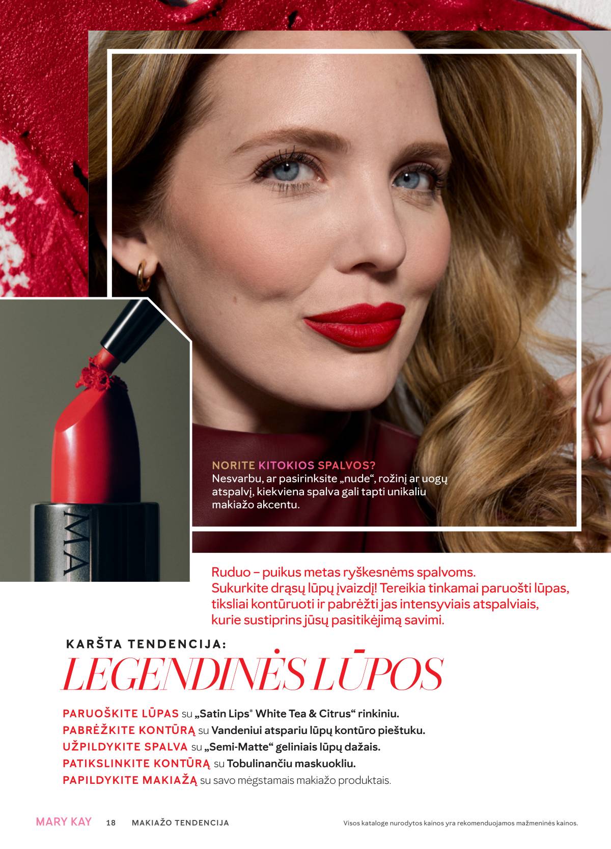 MARY KAY - TheLOOKFall 18 puslapis
