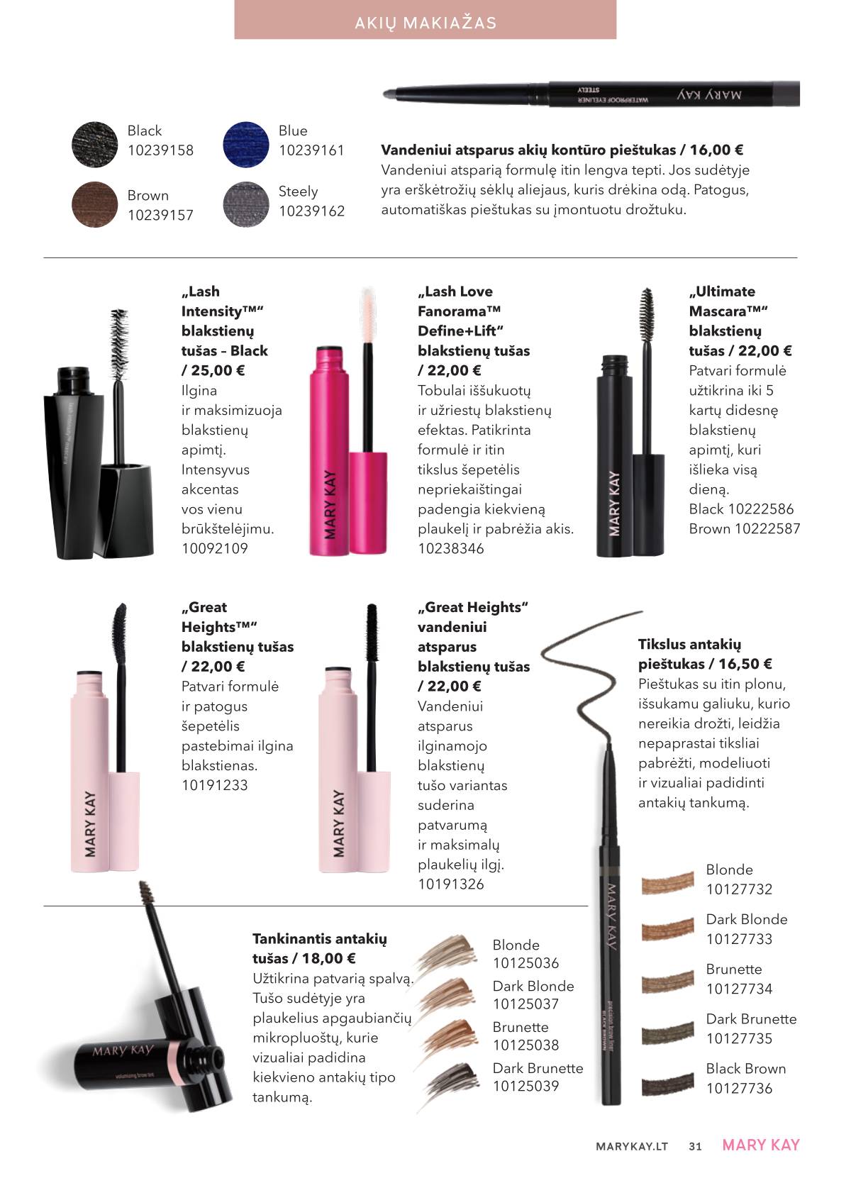 MARY KAY - TheLOOKFall 31 puslapis