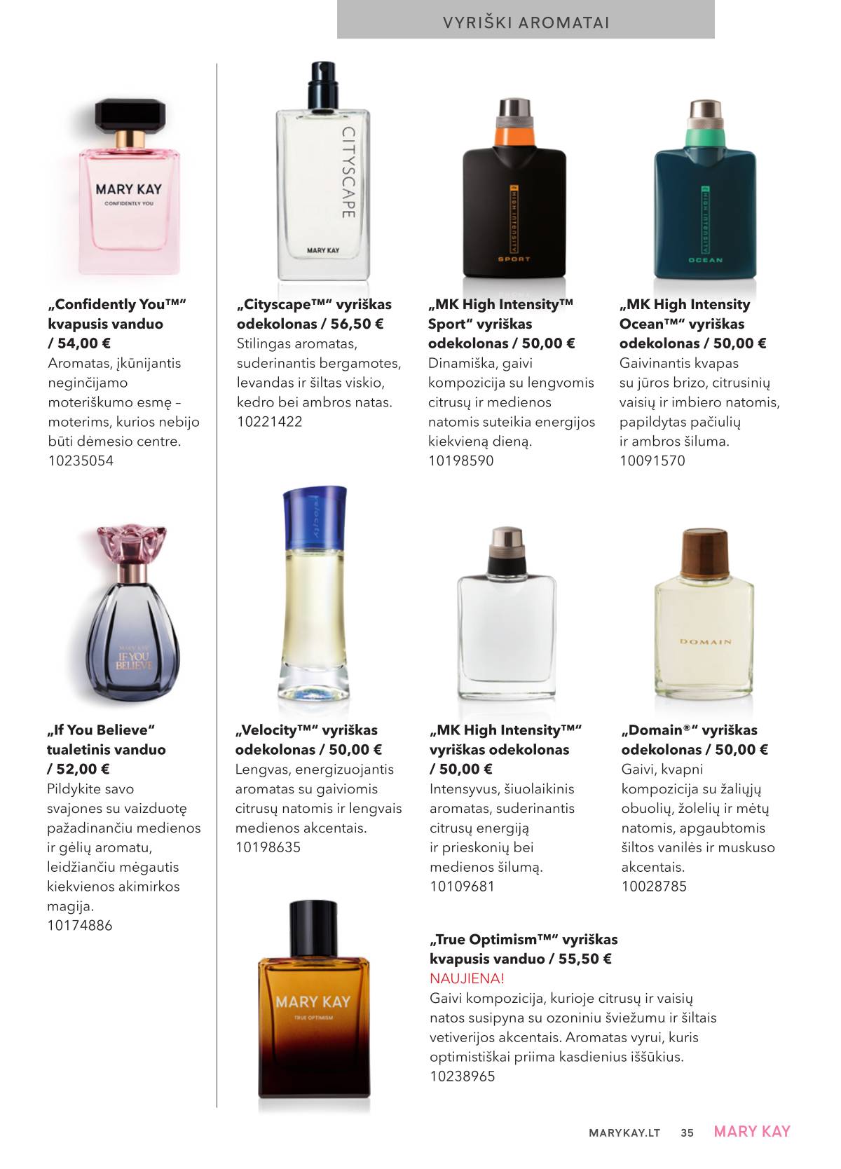 MARY KAY - TheLOOKFall 35 puslapis