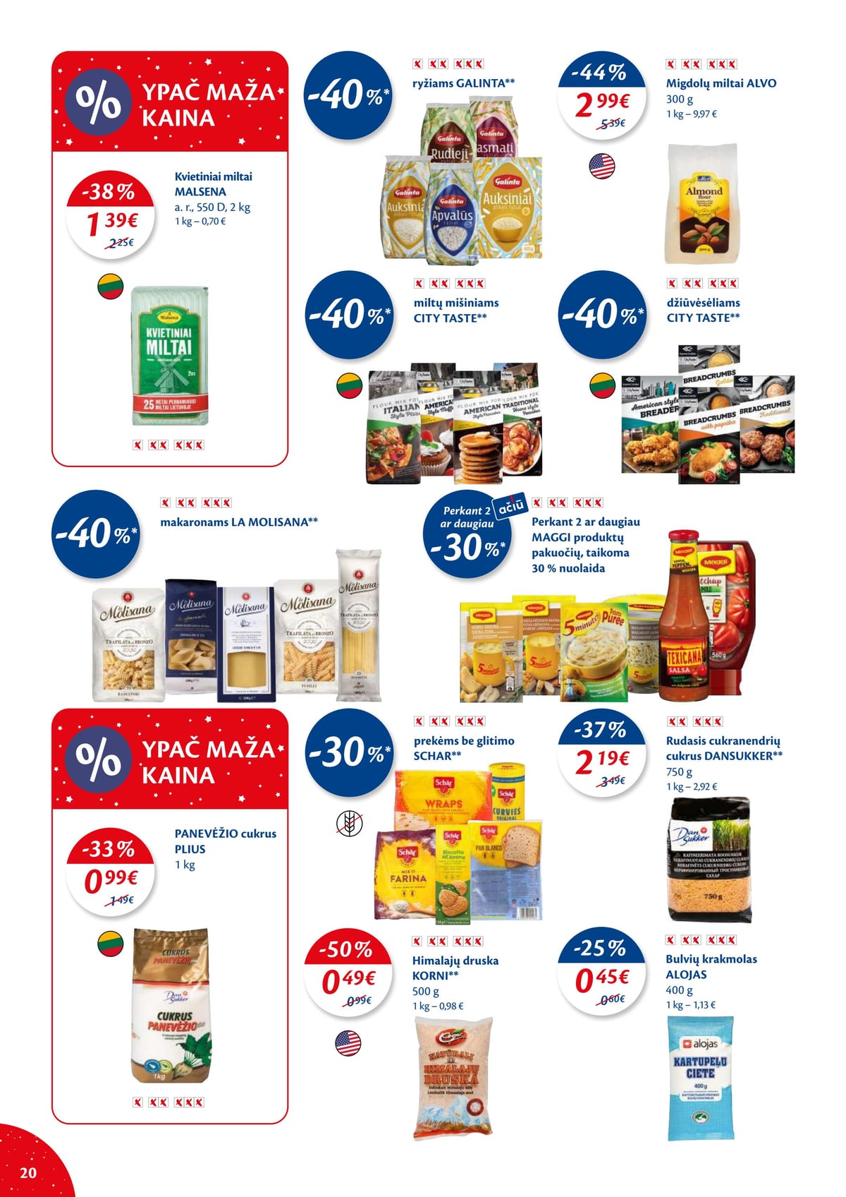Maxima 'MAXIMA kaininis leidinys Nr. 50–51' 20 puslapis