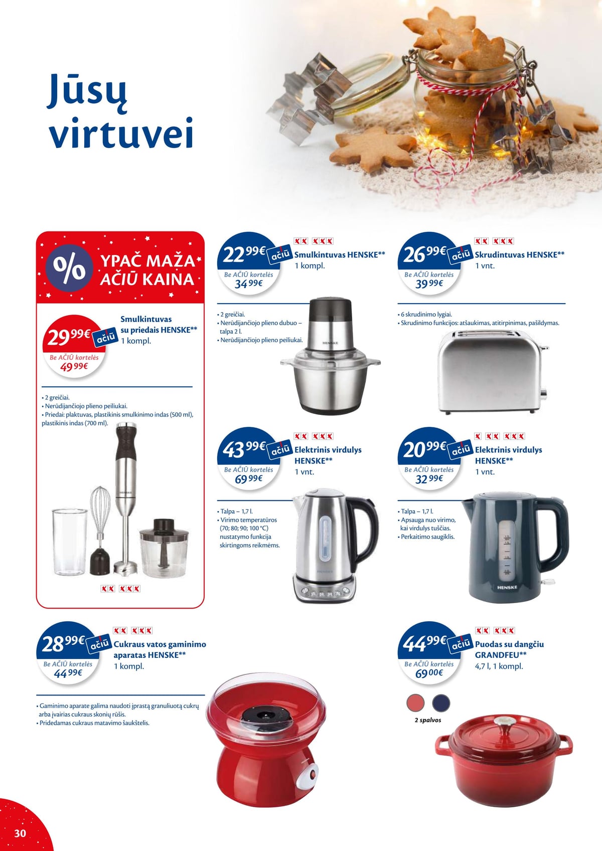 Maxima 'MAXIMA kaininis leidinys Nr. 50–51' 30 puslapis