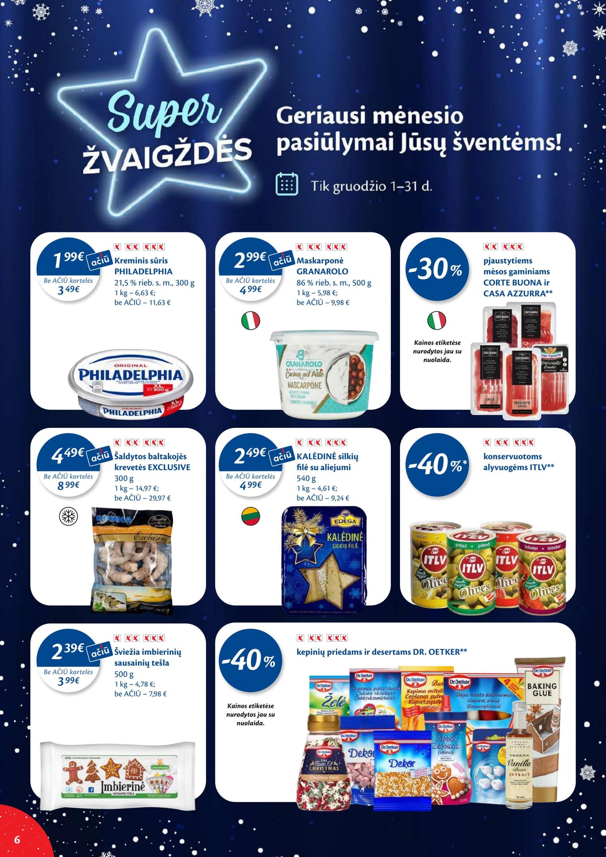Maxima 'MAXIMA kaininis leidinys Nr. 50–51' 6 puslapis
