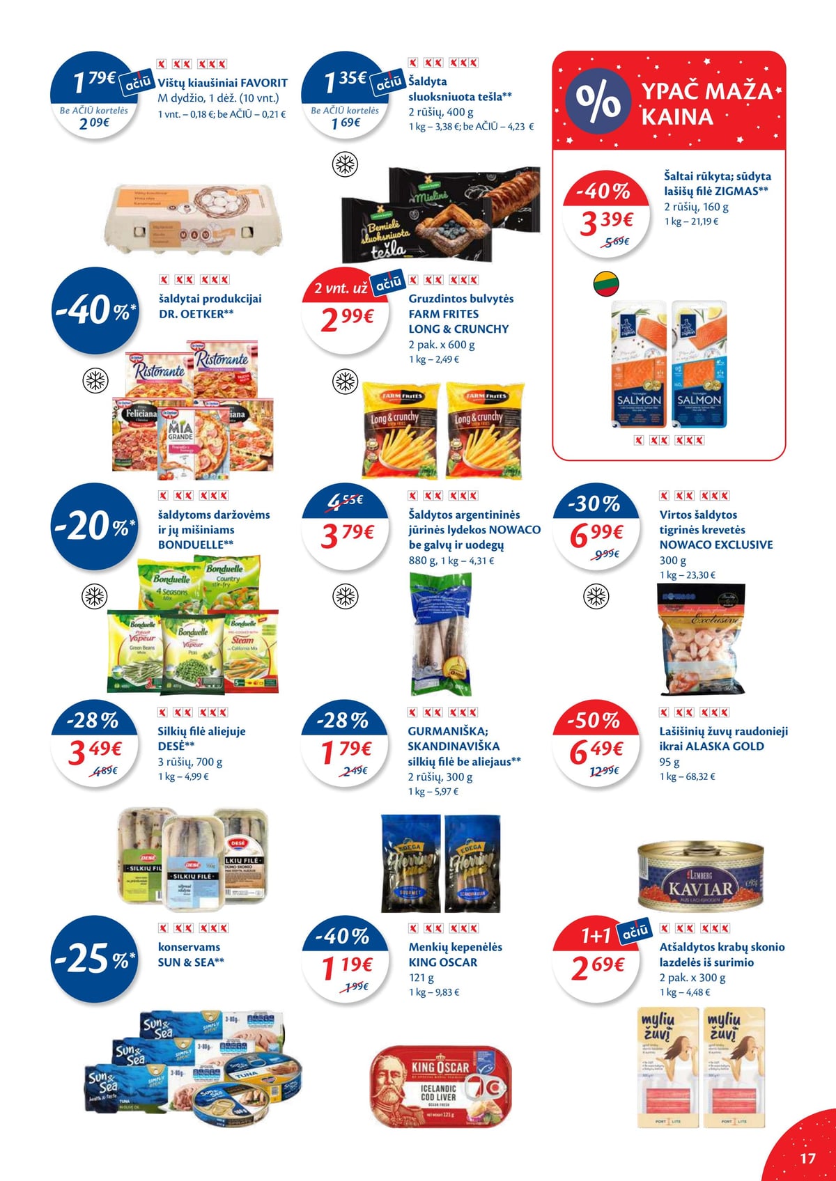 Maxima 'MAXIMA kaininis leidinys Nr. 50–51' 17 puslapis