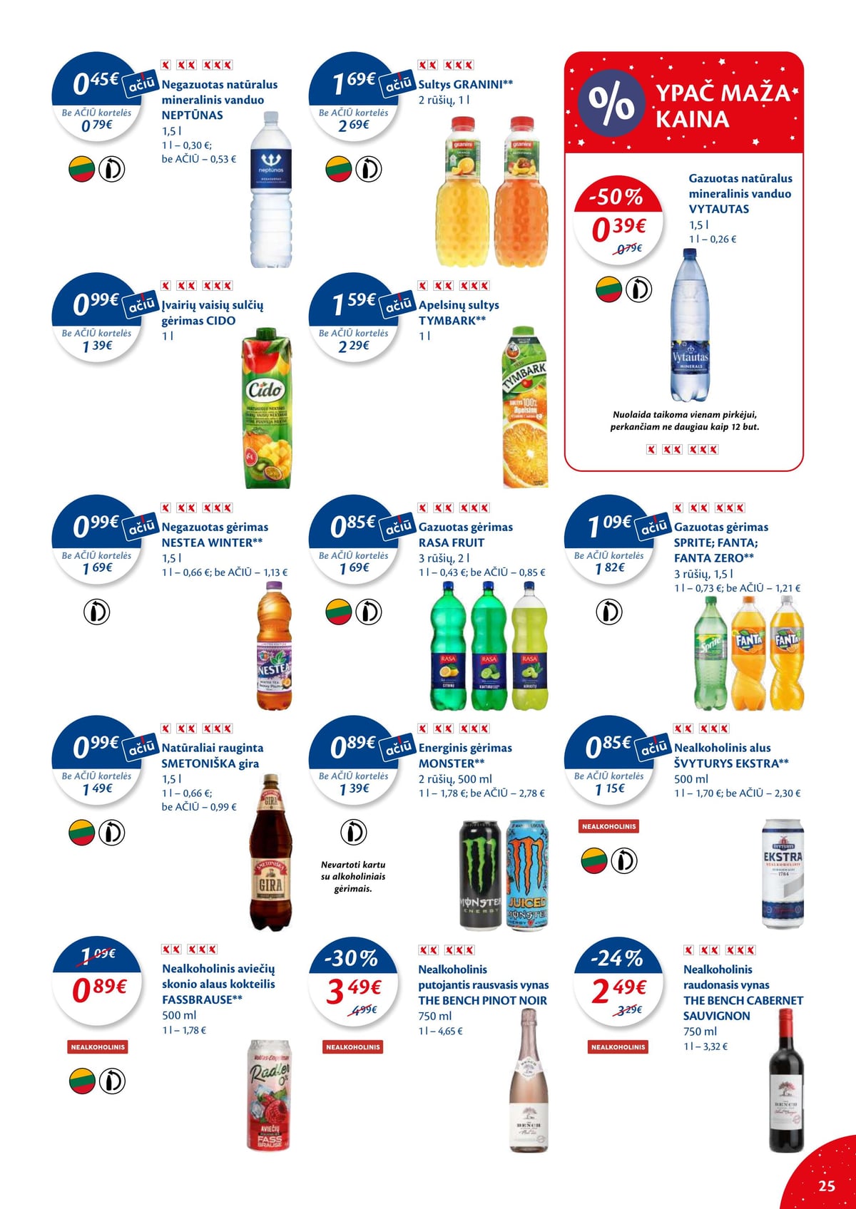 Maxima 'MAXIMA kaininis leidinys Nr. 50–51' 25 puslapis