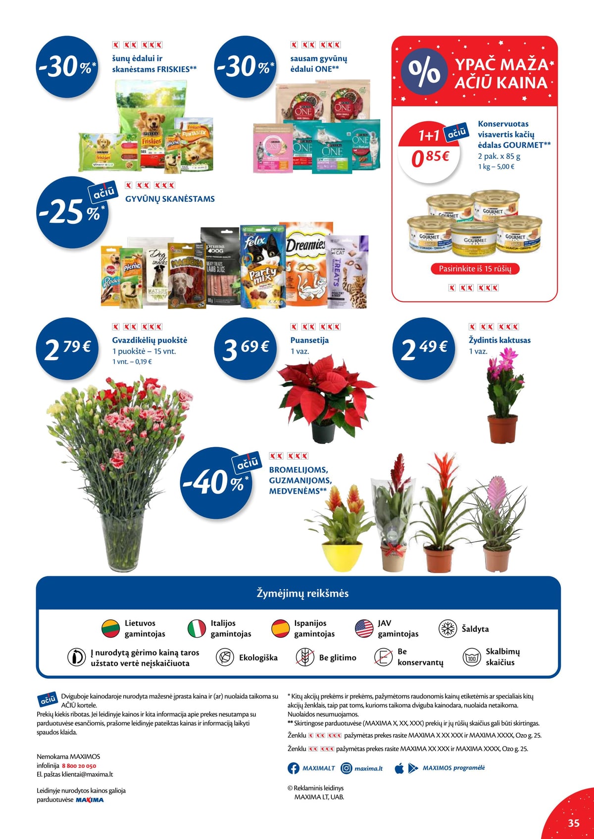 Maxima 'MAXIMA kaininis leidinys Nr. 50–51' 35 puslapis