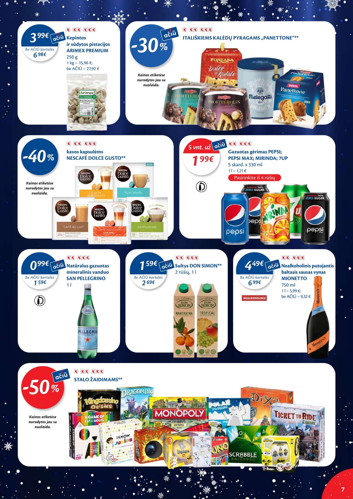 Maxima 'MAXIMA kaininis leidinys Nr. 50–51' 7 puslapis