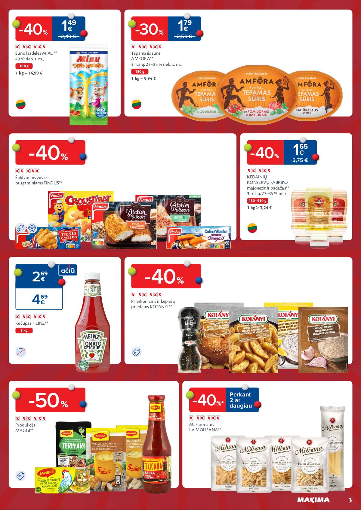 Maxima - Maxima "Anekdotas, o ne kaina" leidinys | 2025-07-22 - 2025-08-18 3 puslapis