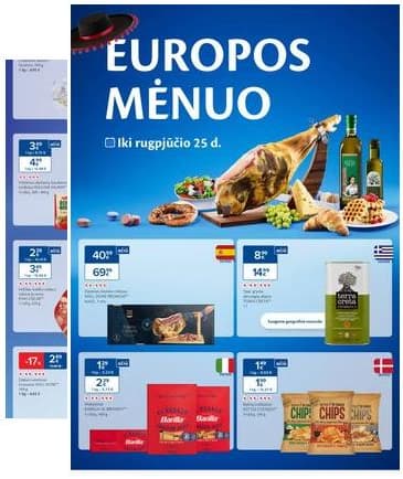 Maxima - "Maxima" EUROPOS MĖNUO nuolaidų katalogas 2025-07-29 – 2025-08-25