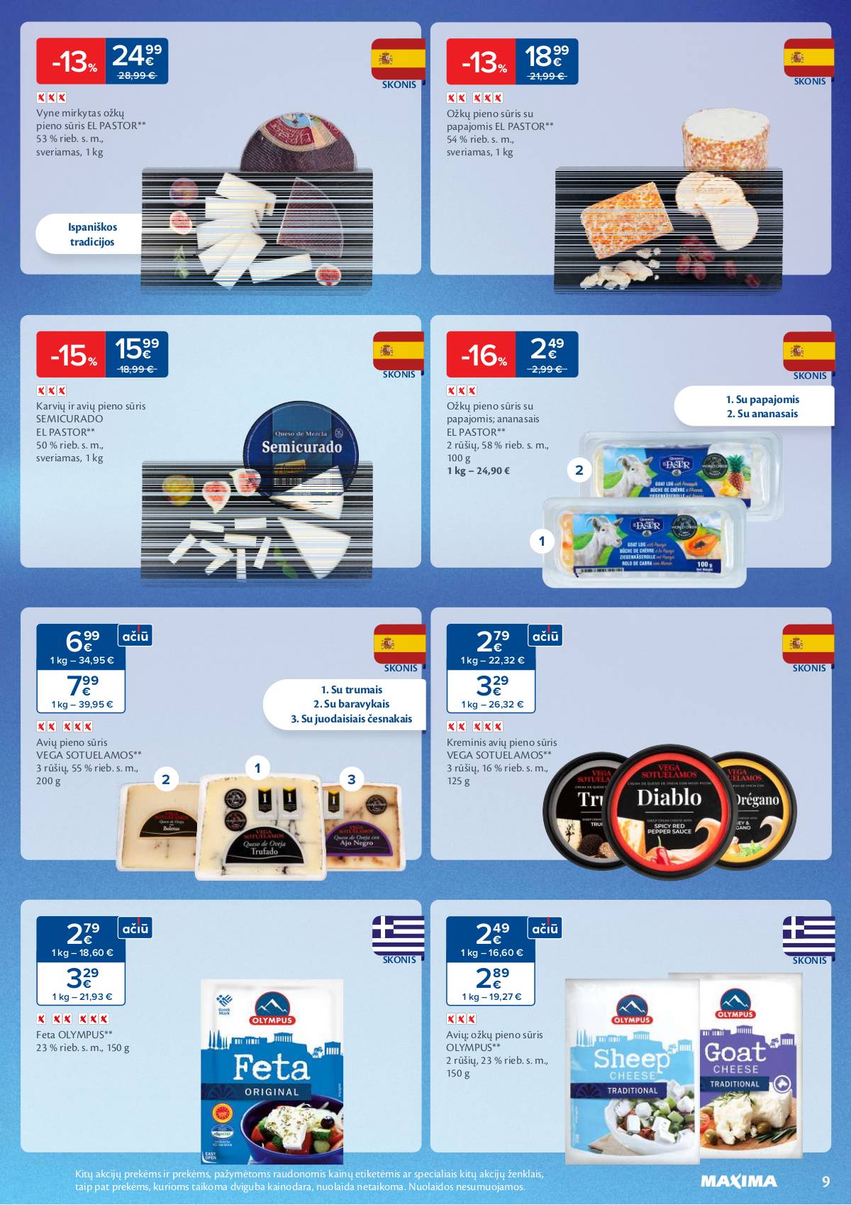 Maxima - "Maxima" EUROPOS MĖNUO nuolaidų katalogas 9 puslapis