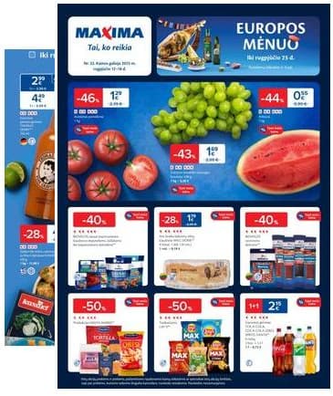 Maxima - Naujausias Maxima akcijų leidinys | 2025-08-12 - 2025-08-18 2025-08-12 – 2025-08-18