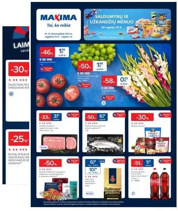 Maxima - Naujausias Maxima akcijų leidinys | 2025-08-29 - 2025-09-01 2025-08-26 – 2025-09-01