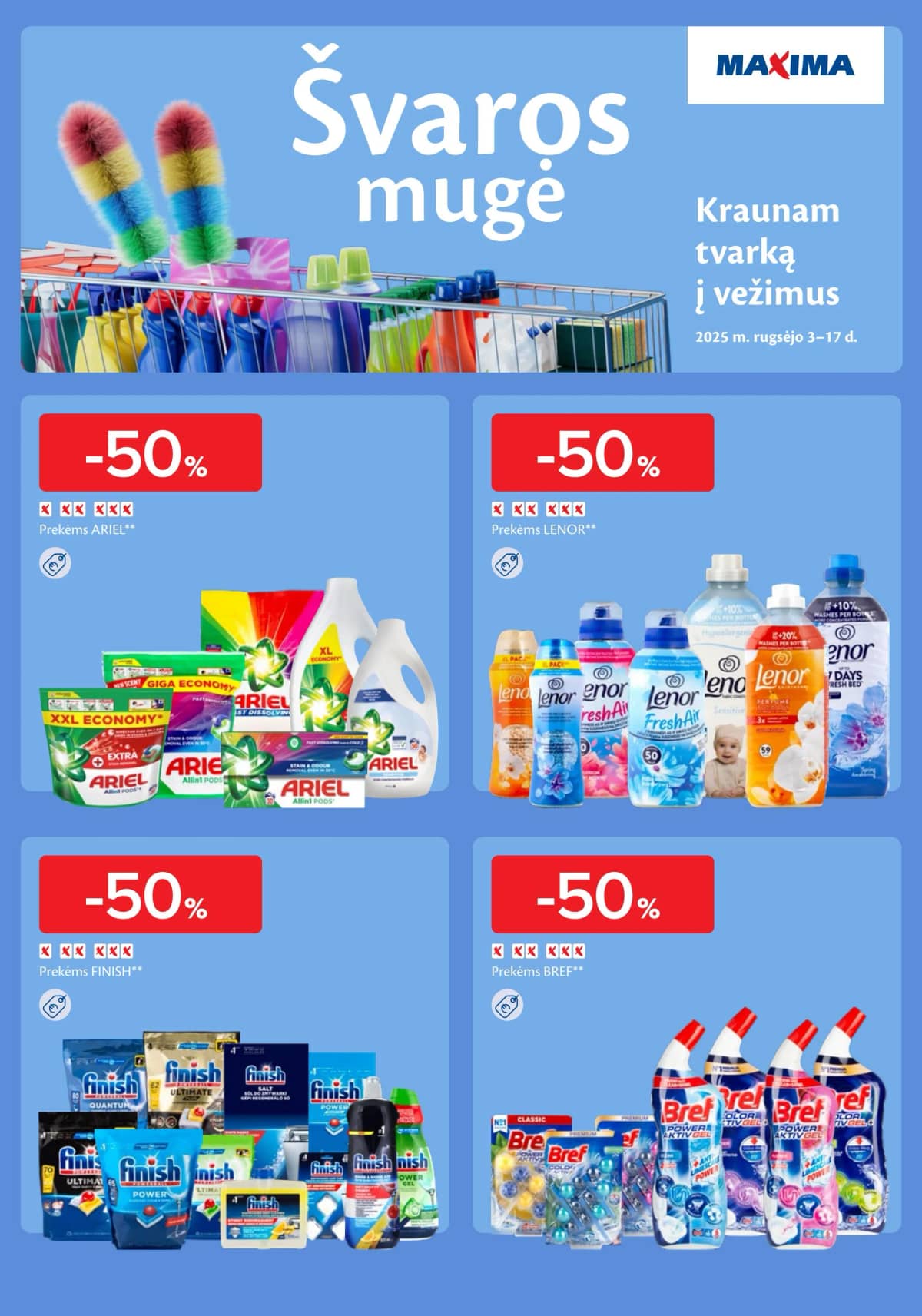 Maxima - Švaros mugė 1 puslapis