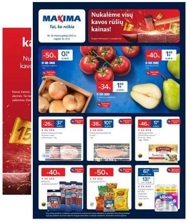 Maxima - Naujausias Maxima akcijų leidinys | 2025-09-16 - 2025-09-22 2025-09-16 – 2025-09-22