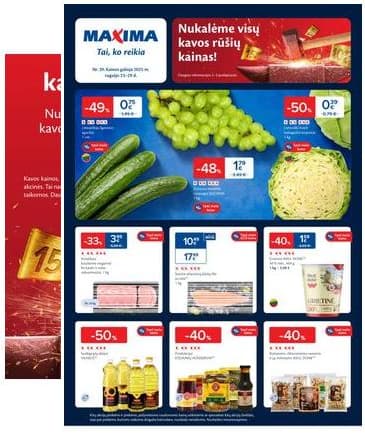 Maxima - Naujausias Maxima akcijų leidinys | 2025-09-23 - 2025-09-28 2025-09-23 – 2025-09-29