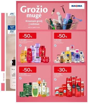 Maxima - Maxima "Grožio Mugė" akcijų leidinys 2025-10-07 – 2025-10-20