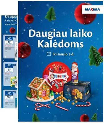 Maxima - Maxima Kalėdų akcijų leidinys | 2025-11-04 - 2026-01-03 2025-11-04 – 2026-01-03