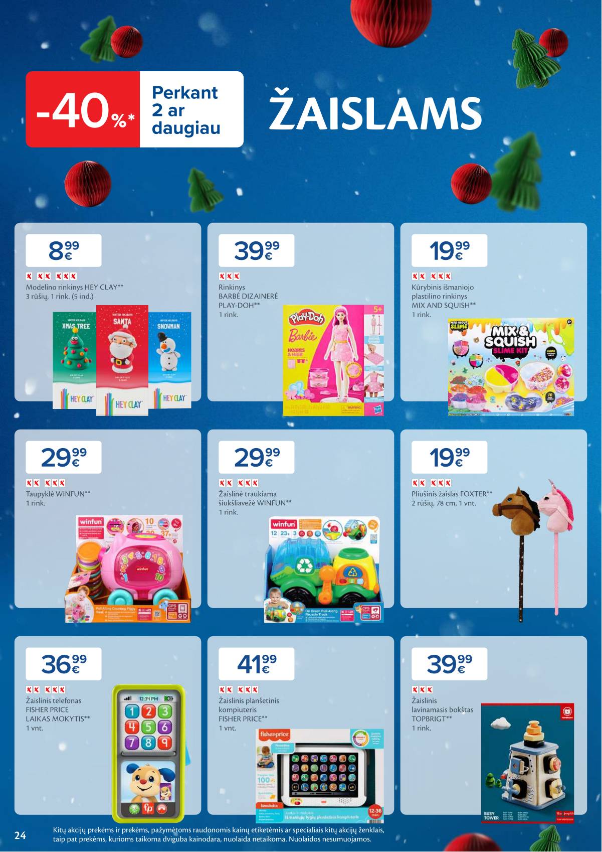 Maxima - Maxima Kalėdų akcijų leidinys | 2025-11-04 - 2026-01-03 24 puslapis