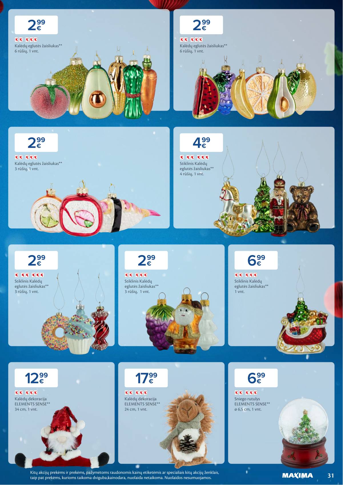 Maxima - Maxima Kalėdų akcijų leidinys | 2025-11-04 - 2026-01-03 31 puslapis