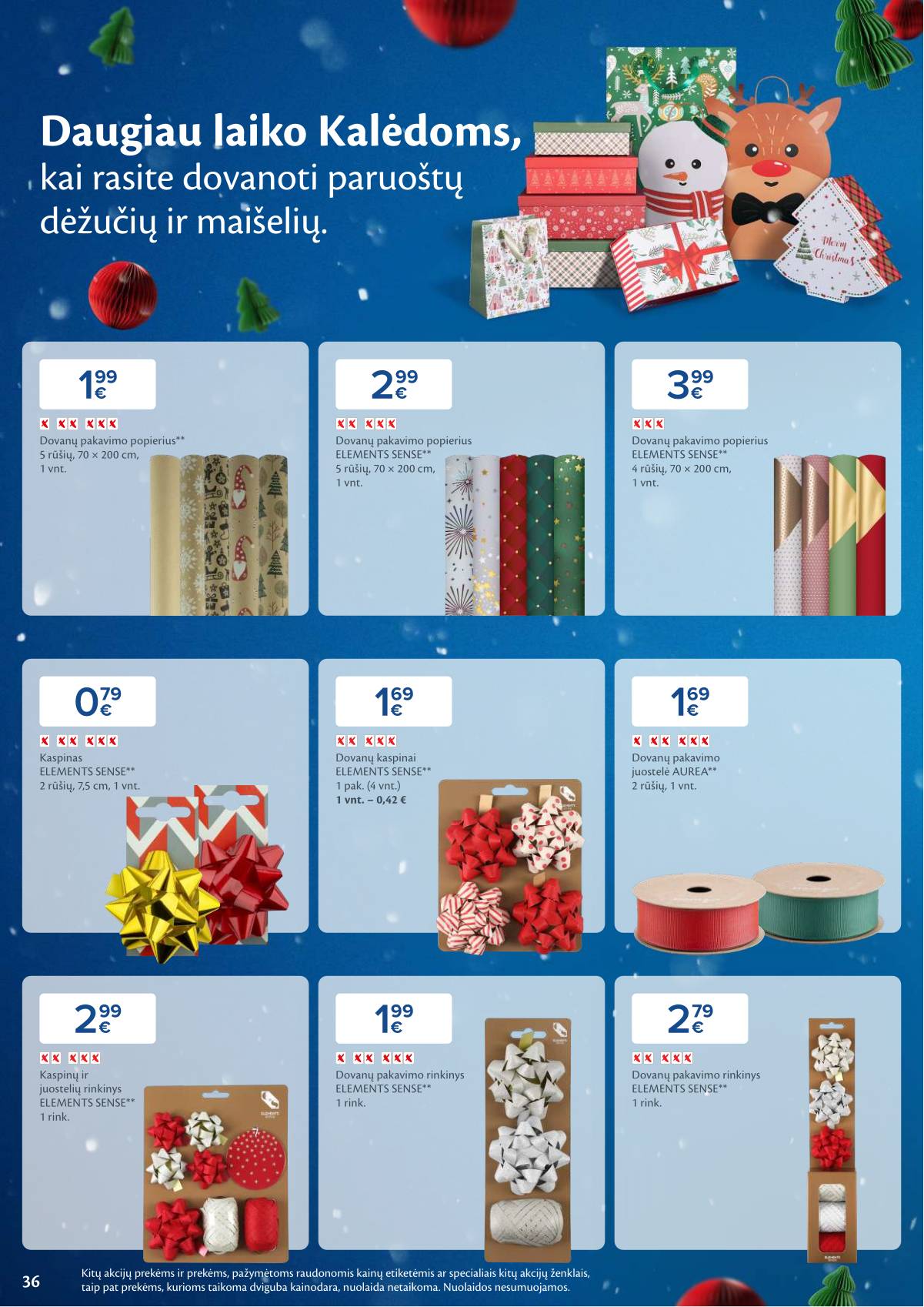 Maxima - Maxima Kalėdų akcijų leidinys | 2025-11-04 - 2026-01-03 36 puslapis
