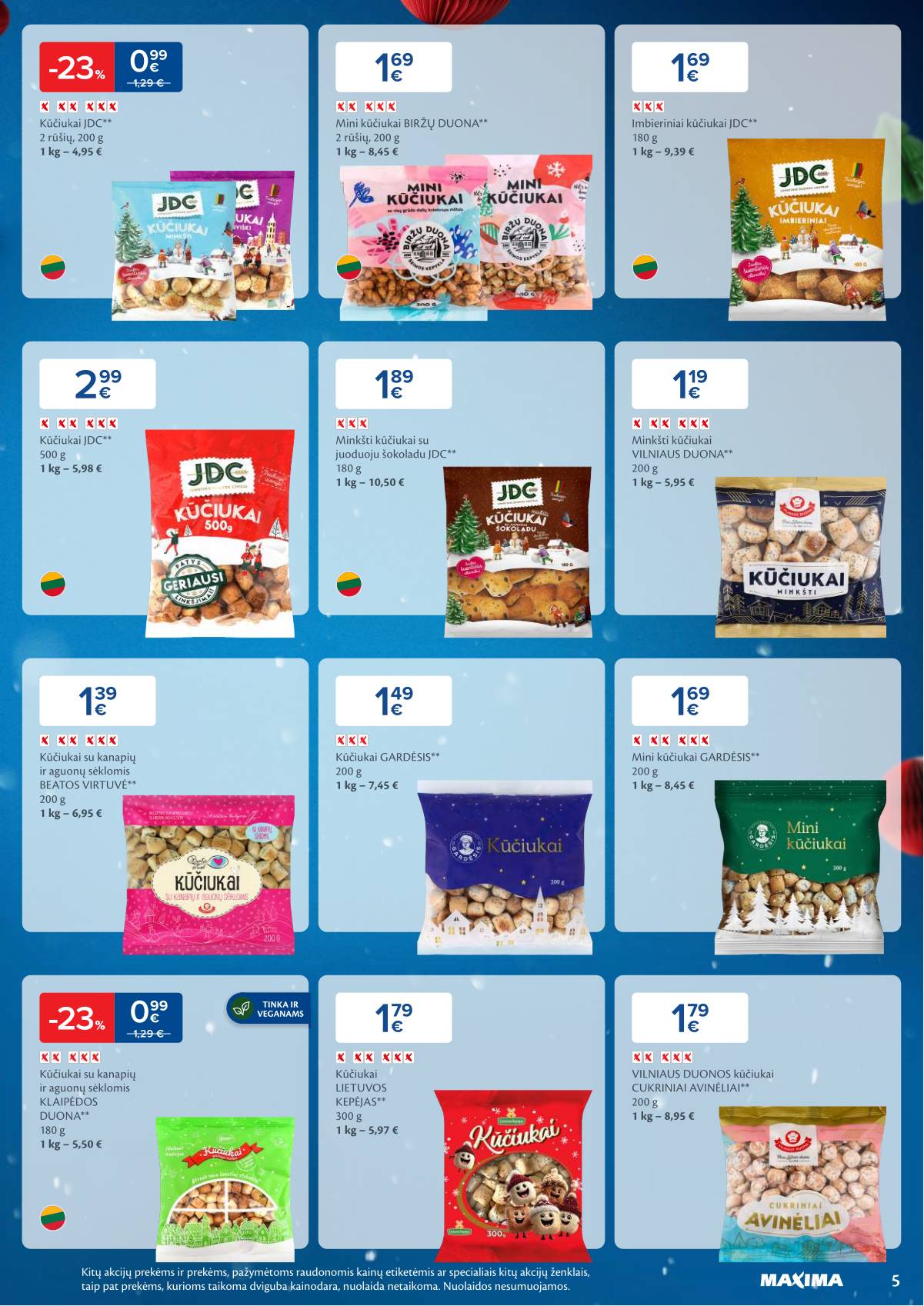 Maxima - Maxima Kalėdų akcijų leidinys | 2025-11-04 - 2026-01-03 5 puslapis