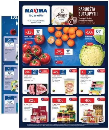 Maxima - Naujausias Maxima akcijų leidinys | 2025-11-04 - 2025-11-10 2025-11-04 – 2025-11-10