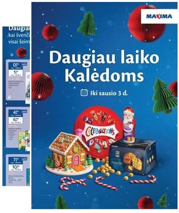 Maxima - Daugiau laiko Kalėdoms 2025-11-04 – 2026-01-03