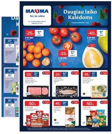 Maxima - Naujausias Maxima akcijų leidinys | 2025-11-18- 2025-11-24 2025-11-18 – 2025-11-24