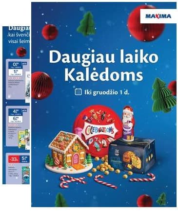 Maxima - Daugiau laiko Kalėdoms 2025-11-25 – 2025-12-01