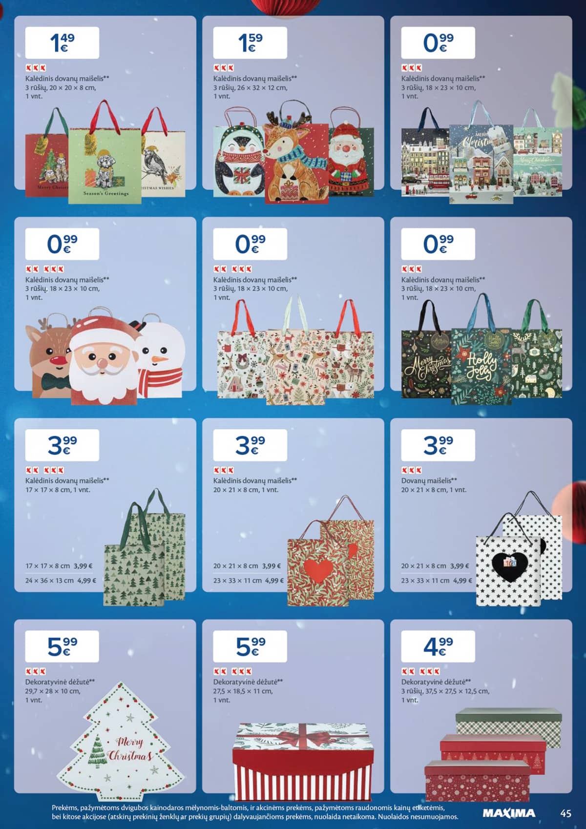 Maxima - Daugiau laiko Kalėdoms 45 puslapis