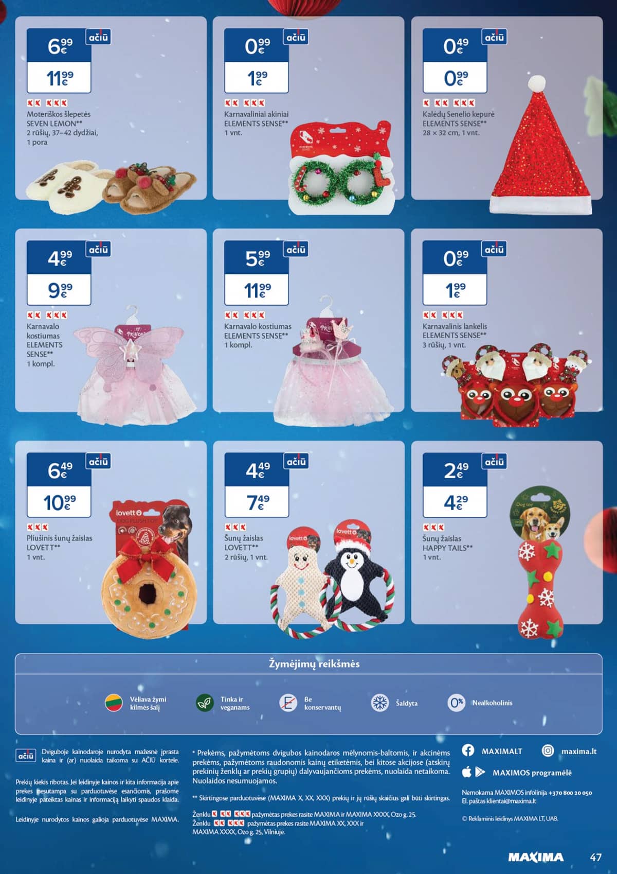 Maxima - Daugiau laiko Kalėdoms 47 puslapis