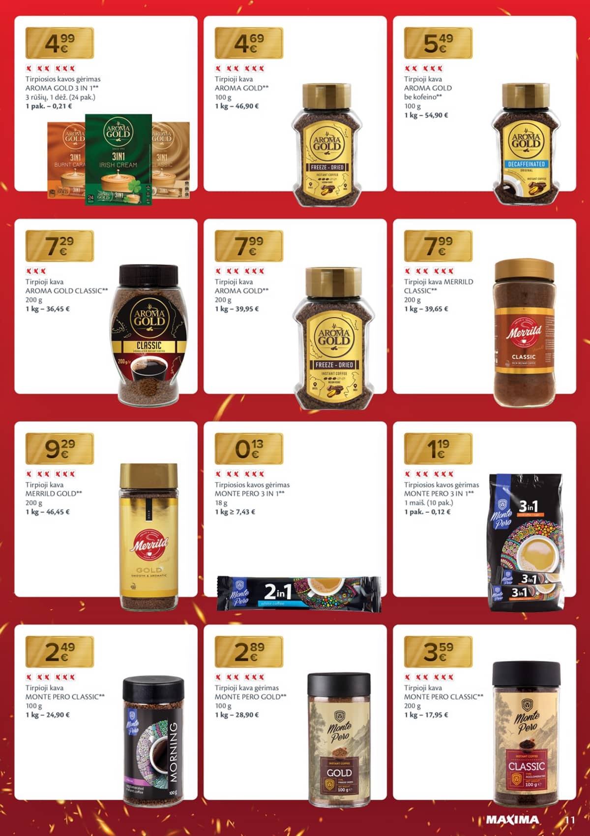 Maxima - Nukalta kaina – visada kaip per akciją 11 puslapis
