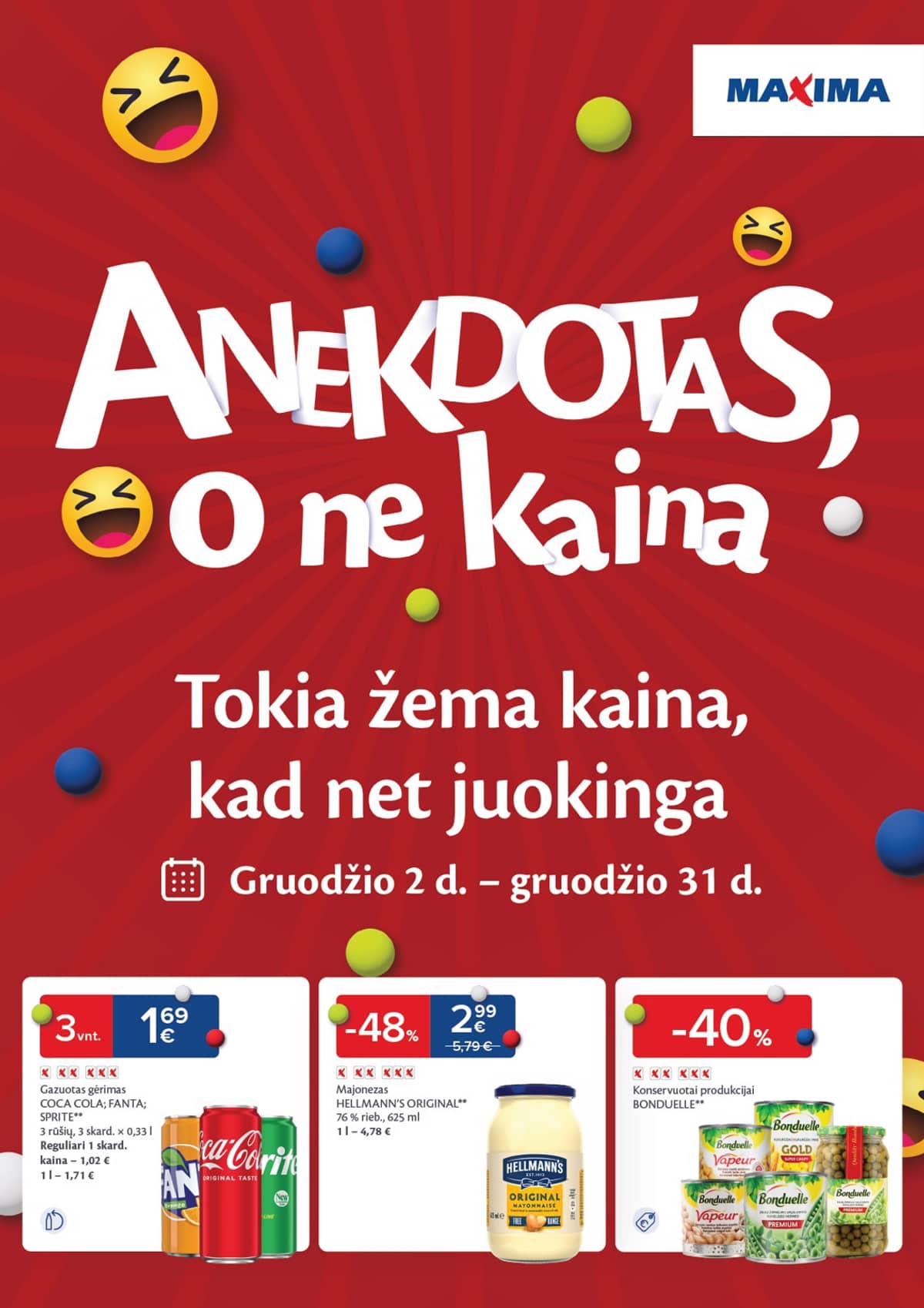 Maxima - Anekdotas, o ne kaina 1 puslapis