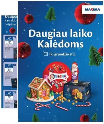 Maxima - Daugiau laiko Kalėdoms 2025-12-02 – 2025-12-08