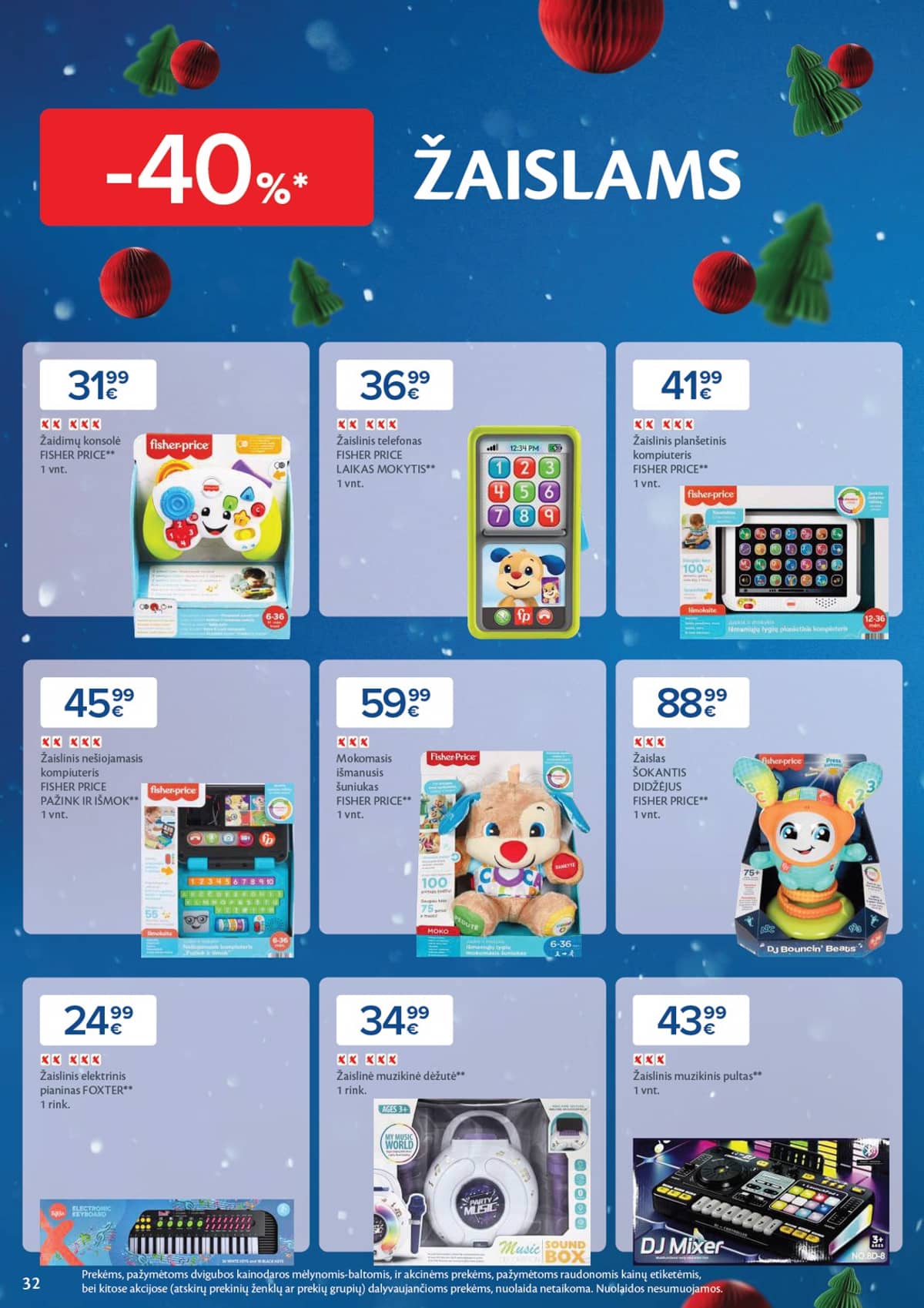 Maxima - Daugiau laiko Kalėdoms 32 puslapis