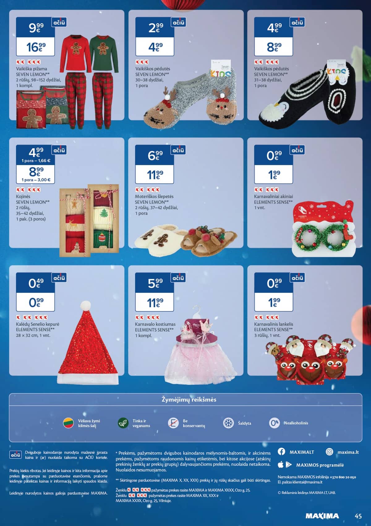 Maxima - Daugiau laiko Kalėdoms 45 puslapis