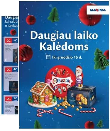 Maxima - Daugiau laiko Kalėdoms 2025-12-09 – 2025-12-15