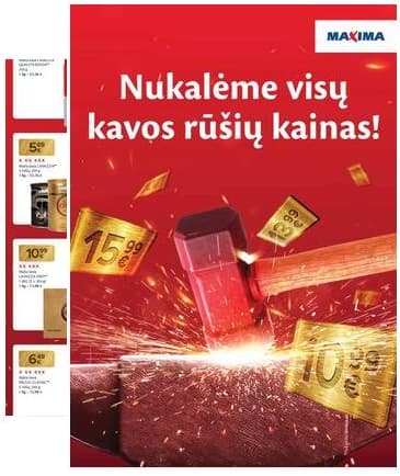 Maxima - Nukalta kaina – visada kaip per akciją 2025-12-09 – 2025-12-15