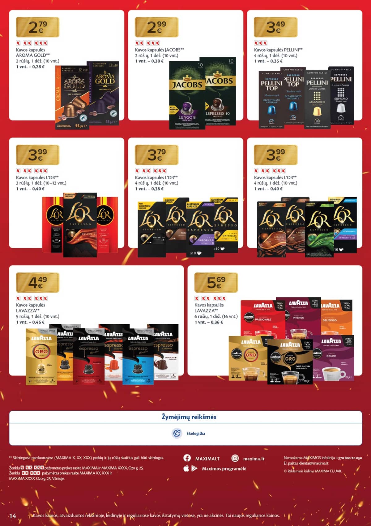 Maxima - Nukalta kaina – visada kaip per akciją 14 puslapis